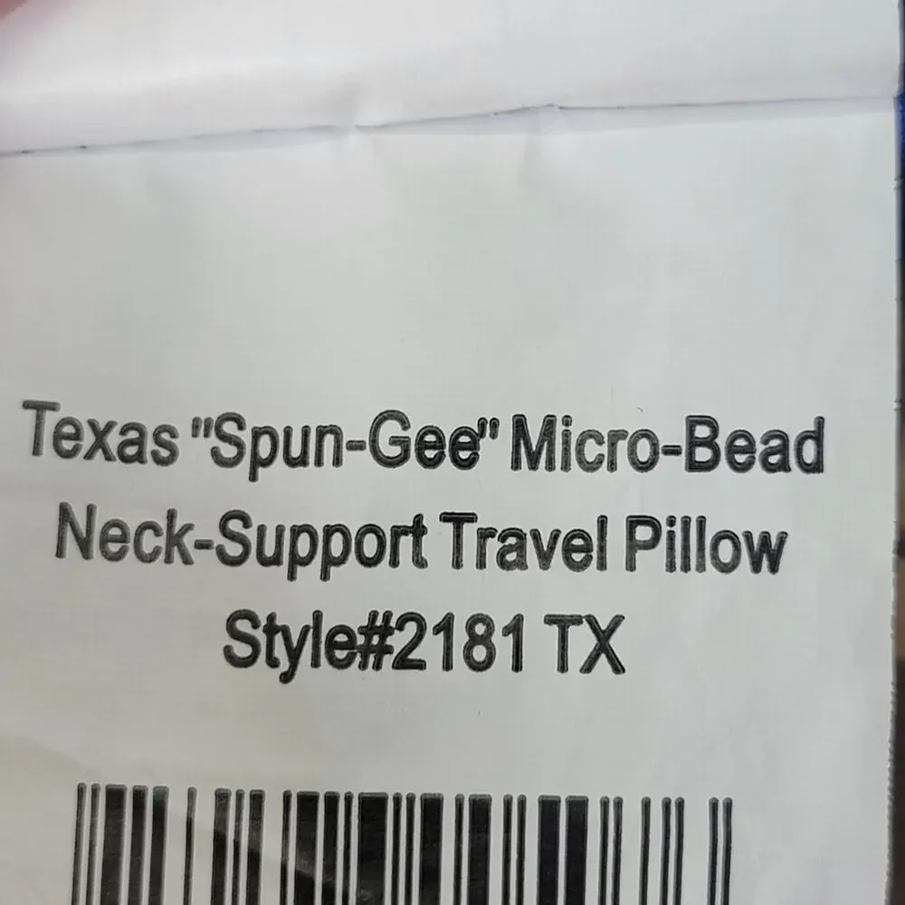 Texas Flag Neck Pillow w/ Snap